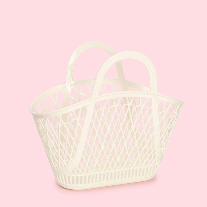 Sun Jellies Betty Basket - Cream - Extra Image