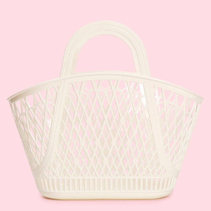 Sun Jellies Betty Basket - Cream - Extra Image