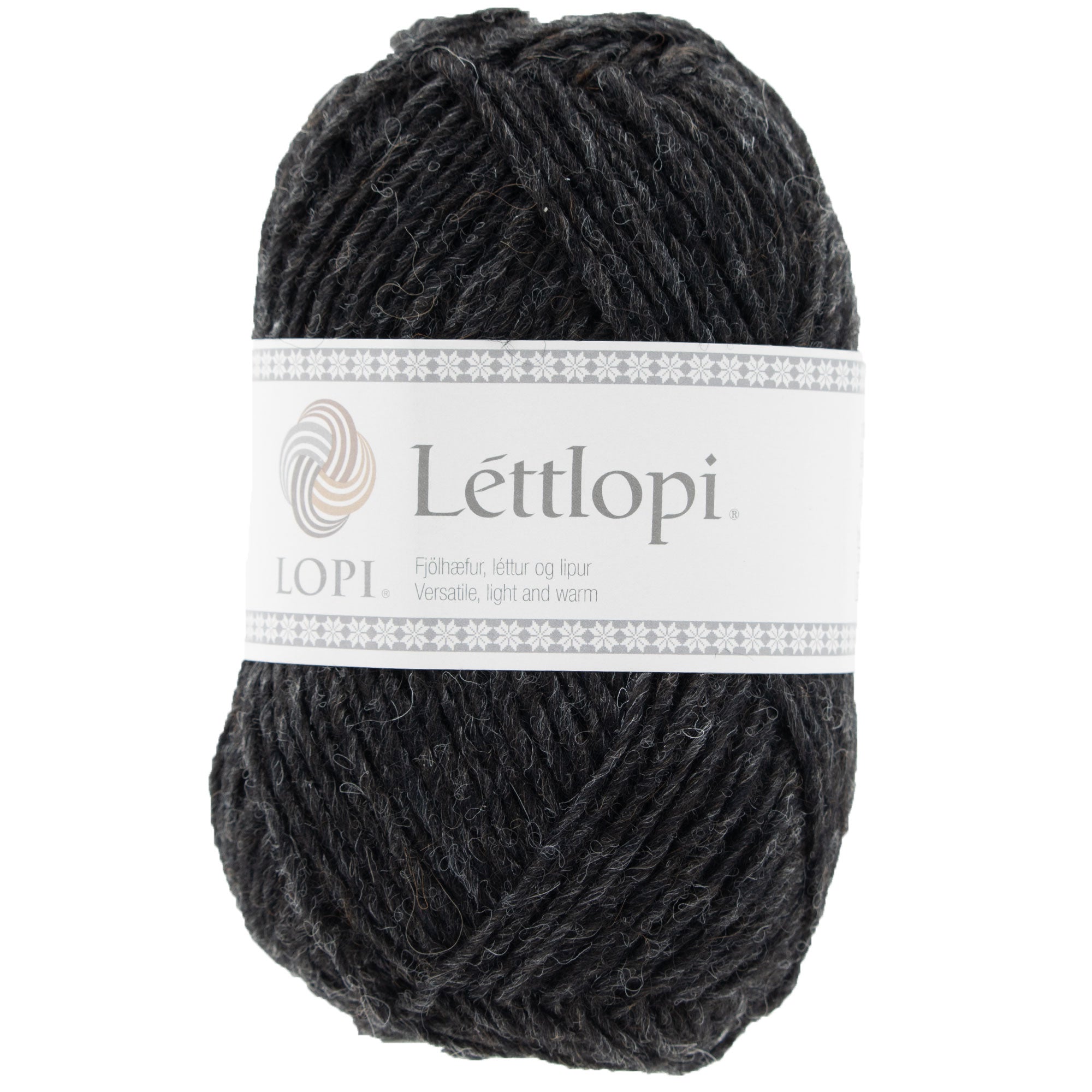 Lopi Lettlopi Yarn - 0005 Black Heather - Zoom Image