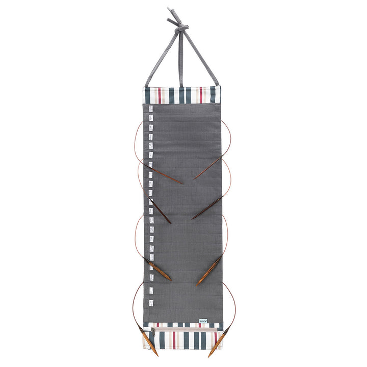 della Q Hanging Circular Needle Organizer - 142-1 - *Linen - Slate - Extra Image