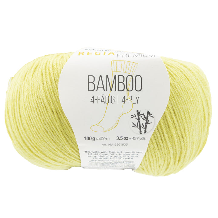 REGIA Premium Bamboo Yarn - 020 - Yellow Green - Zoom Image