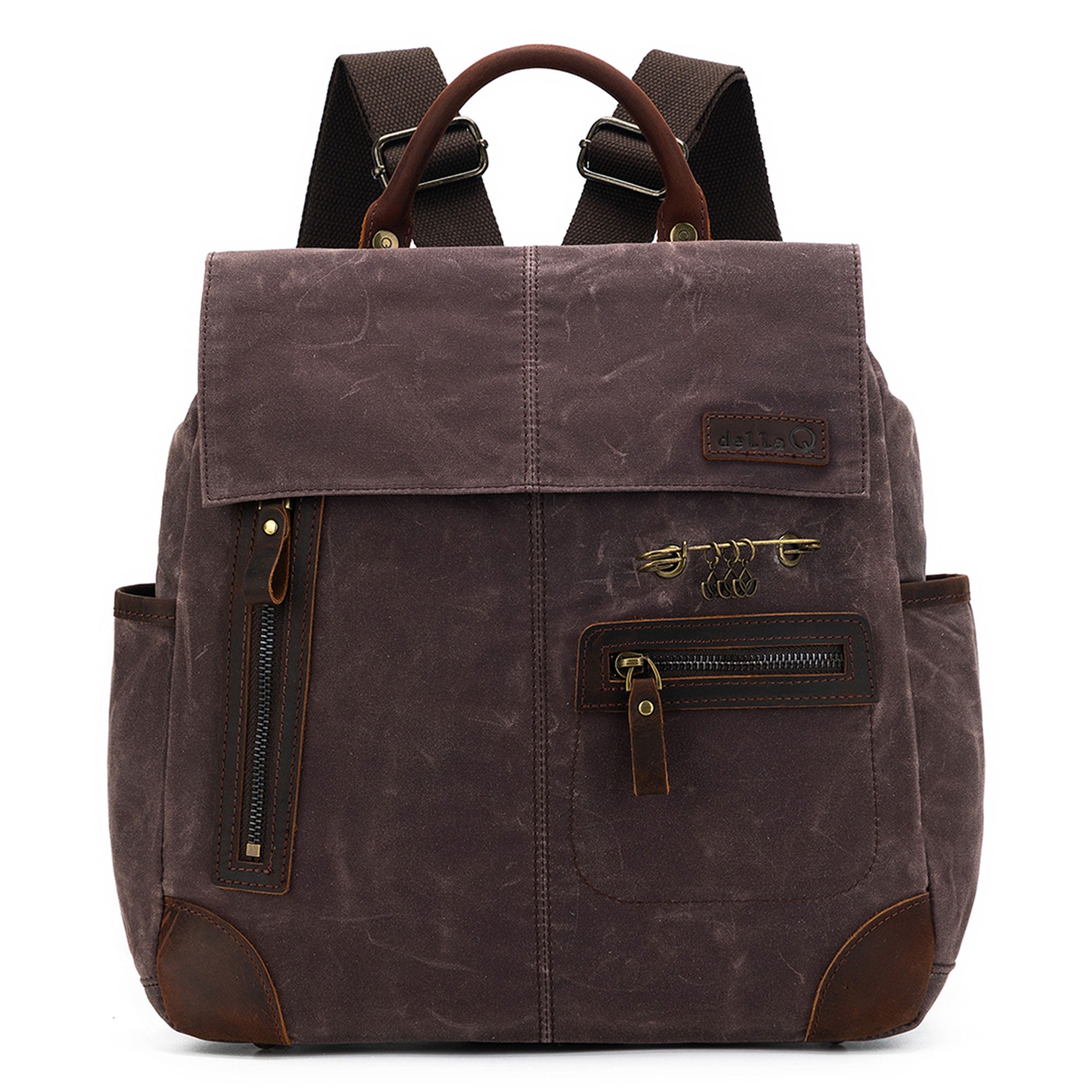 della Q Maker's Midi Backpack - Cocoa