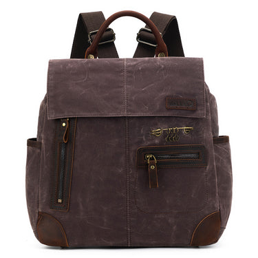 della Q Maker's Midi Backpack - Cocoa - Zoom Image