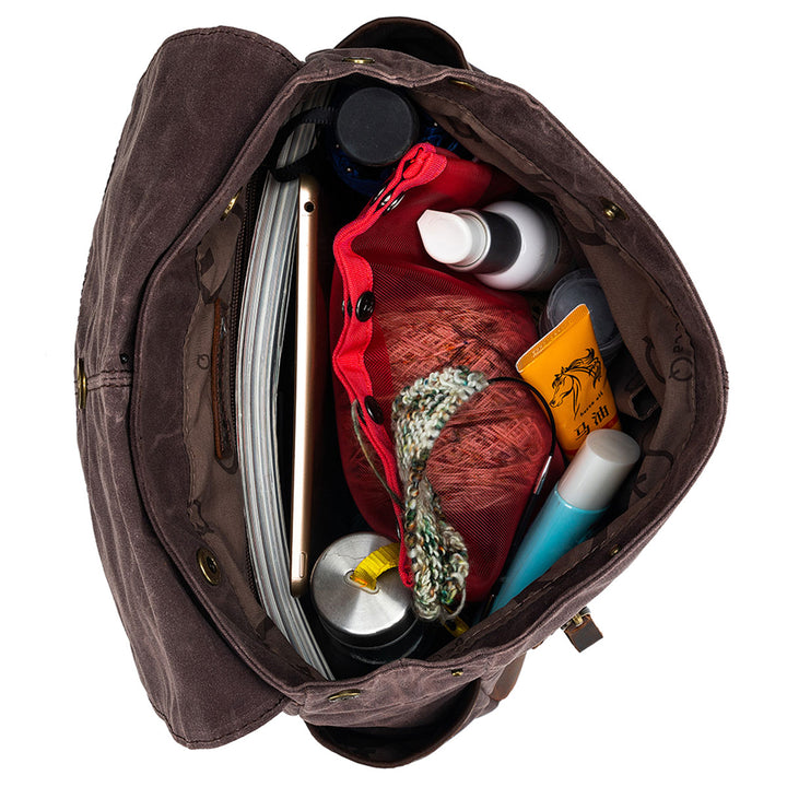 della Q Maker's Midi Backpack - Cocoa - Extra Image