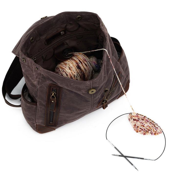 della Q Maker's Midi Backpack - Cocoa - Extra Image