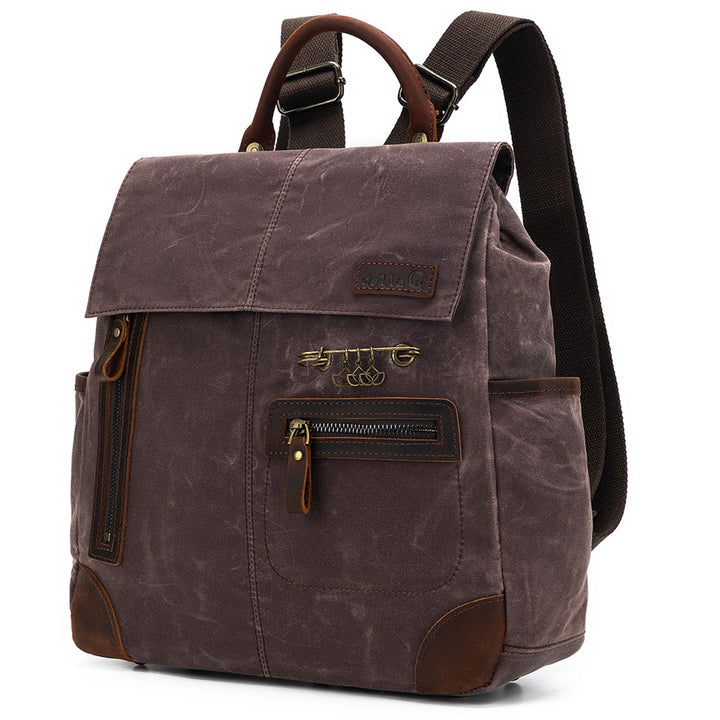 della Q Maker's Midi Backpack - Cocoa - Extra Image