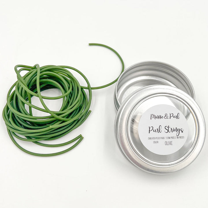 Minnie & Purl Purl Strings - Sweater Pack Plus - Olive - Extra Image