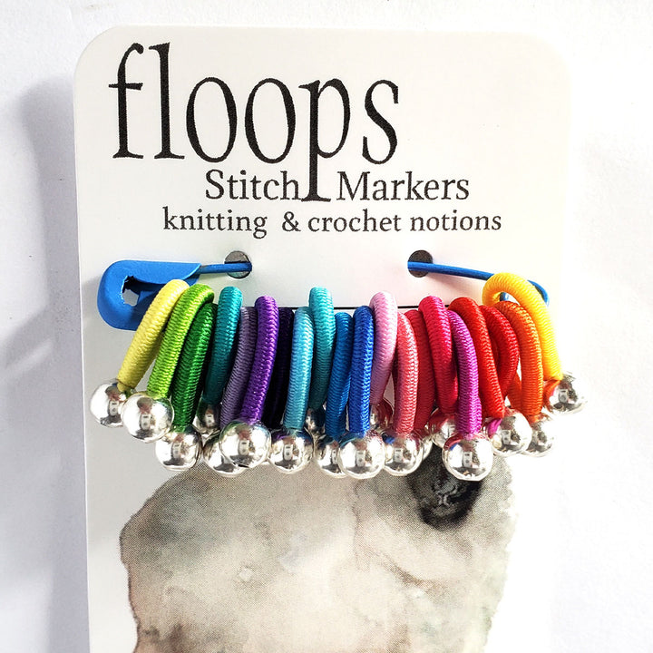 Floops Stitch Markers - Brilliant - Large - Extra Image