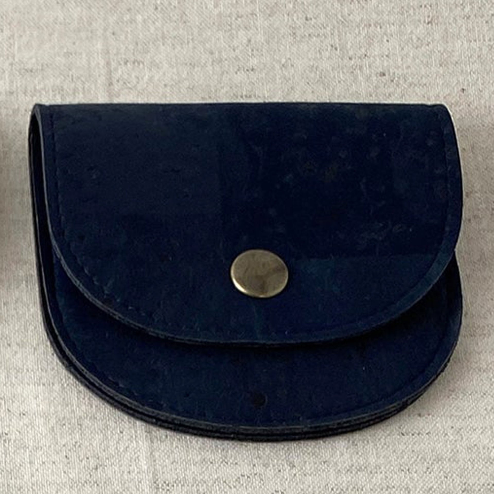 Allstitch Studio Cork Notions Pouch - Deep Blue - Zoom Image