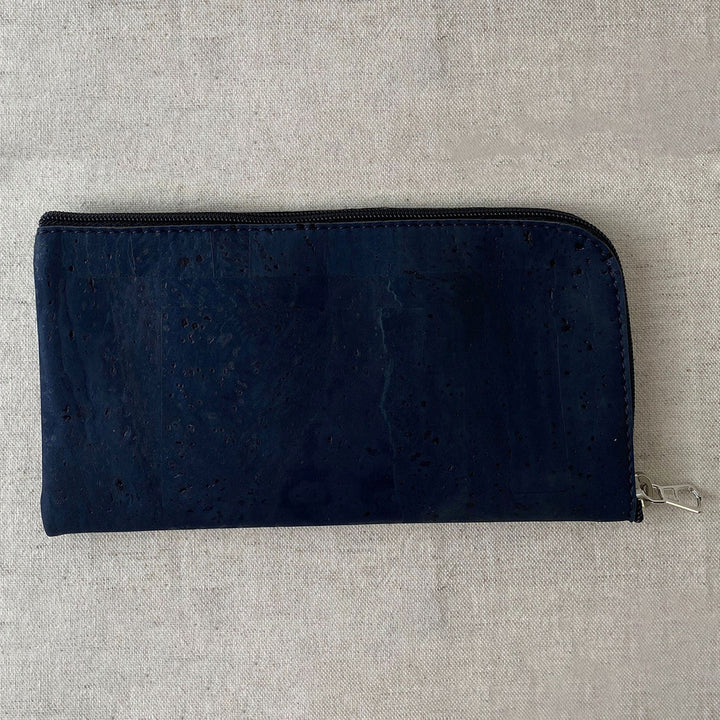 Allstitch Studio Cork Notions Case - Deep Blue - Zoom Image