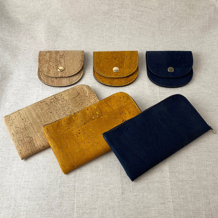 Allstitch Studio Cork Notions Case - Deep Blue - Extra Image