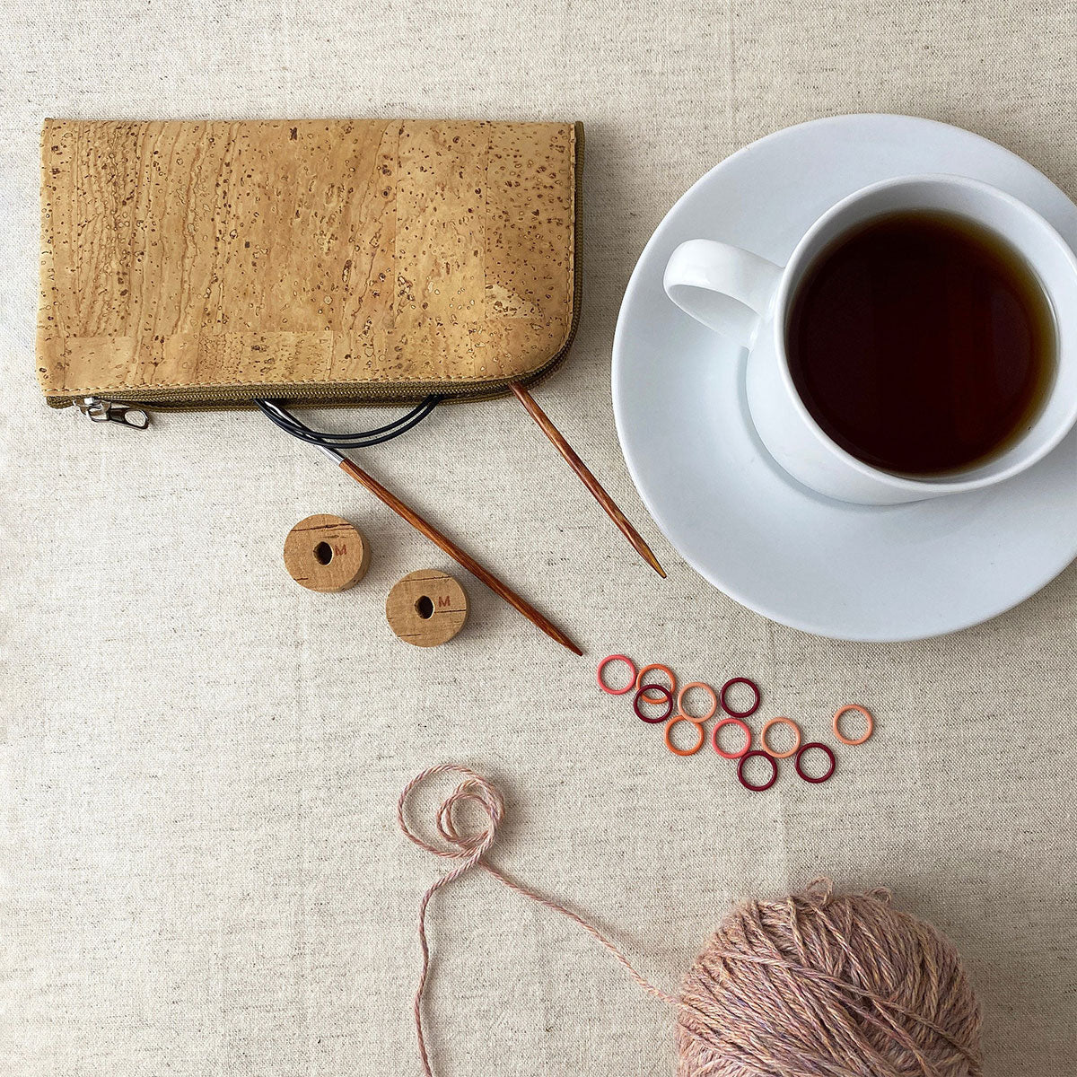 Allstitch Studio Cork Notions Case - Natural - Extra Image