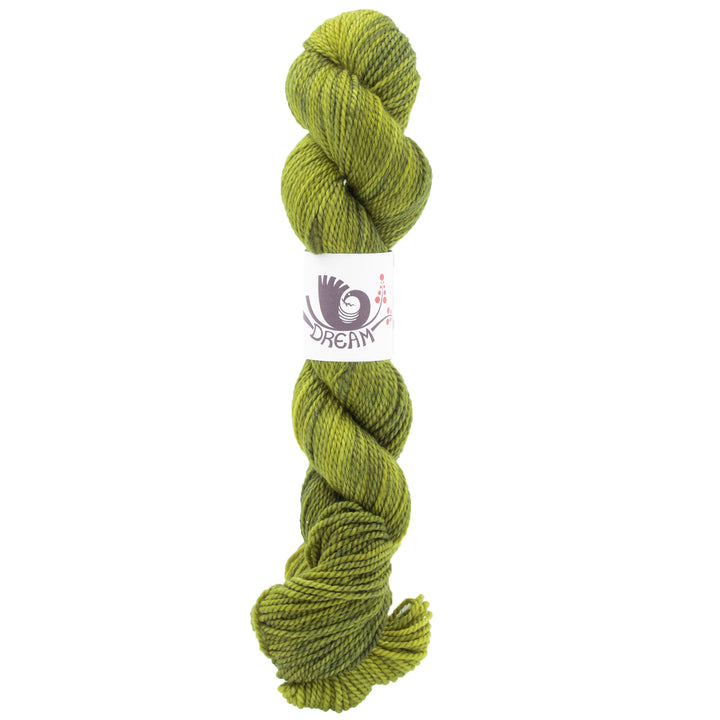 Dream in Color Field Collection: Lamb & Goat Yarn - Scorched Lime - Zoom Image