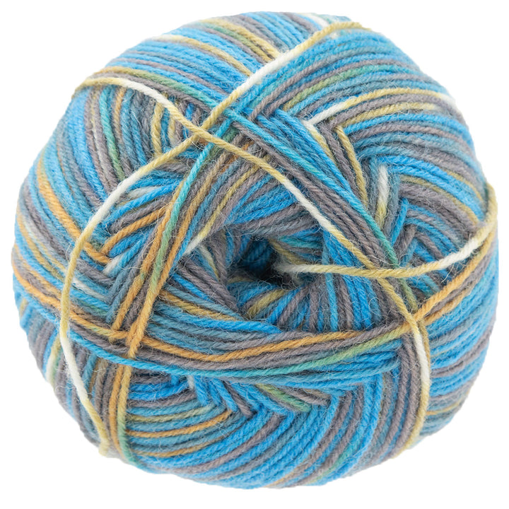 REGIA 4-Ply Color Yarn - 3779 - Northern Lights (Winter Hues) - Extra Image