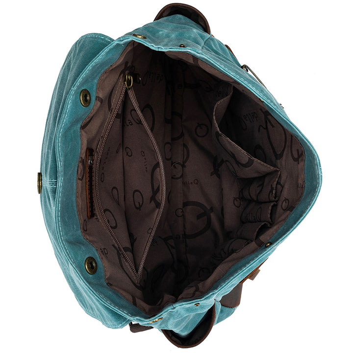 della Q Maker's Midi Backpack - Teal - Extra Image