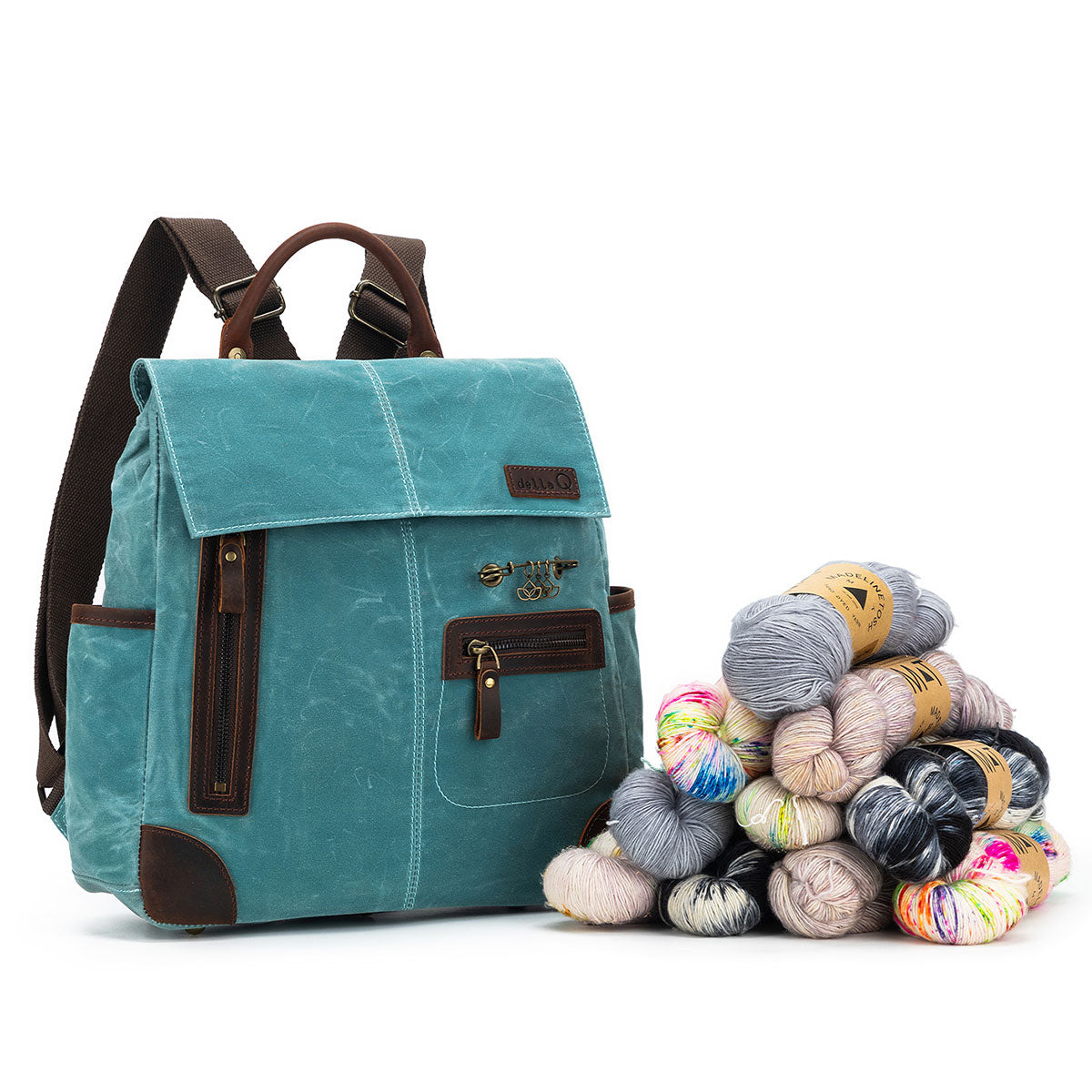 della Q Maker's Midi Backpack - Teal - Extra Image
