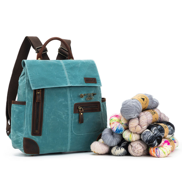 della Q Maker's Midi Backpack - Teal - Extra Image