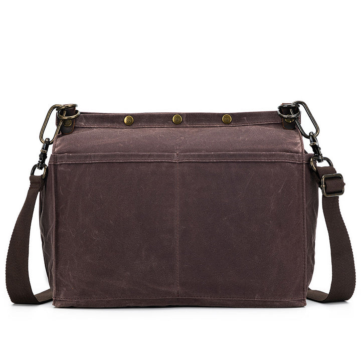 della Q Maker's Canvas Rucksack - Cocoa - Extra Image