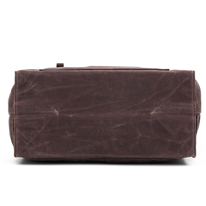 della Q Maker's Canvas Rucksack - Cocoa - Extra Image