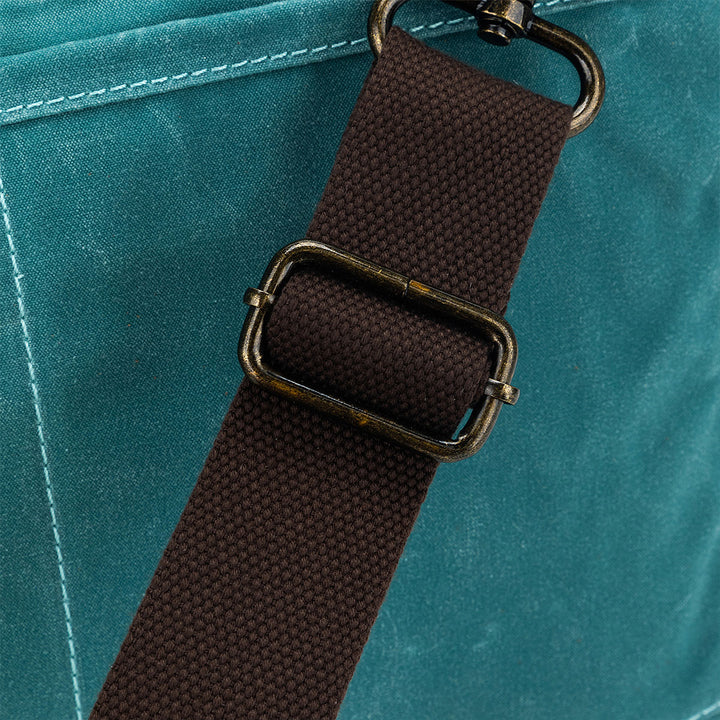della Q Maker's Canvas Rucksack - Teal - Extra Image