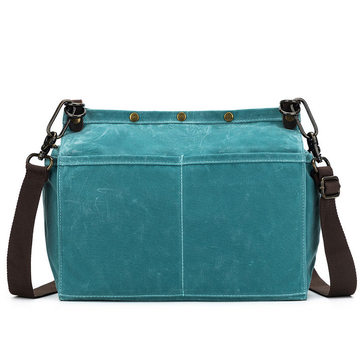 della Q Maker's Canvas Rucksack - Teal - Extra Image