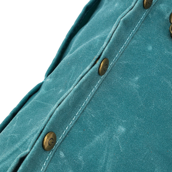 della Q Maker's Canvas Rucksack - Teal - Extra Image