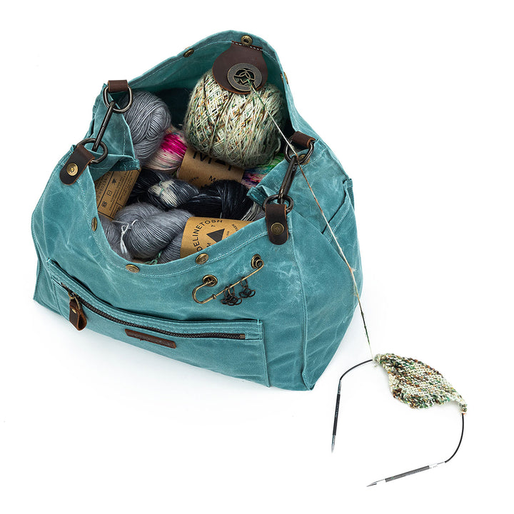 della Q Maker's Canvas Rucksack - Teal - Extra Image