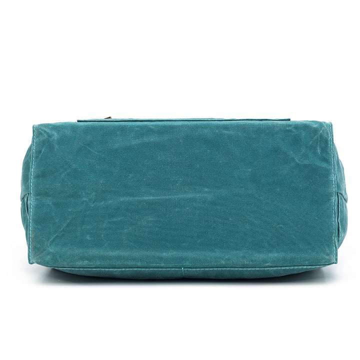 della Q Maker's Canvas Rucksack - Teal - Extra Image