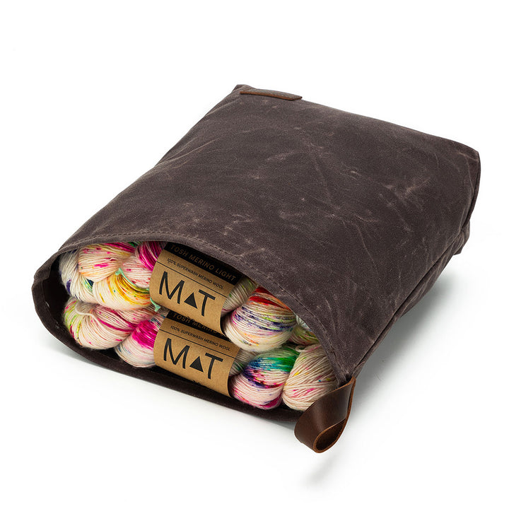 della Q Maker's Canvas Knit Sacks (Set of 2) - Cocoa - Extra Image