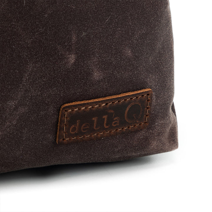 della Q Maker's Canvas Knit Sacks (Set of 2) - Cocoa - Extra Image