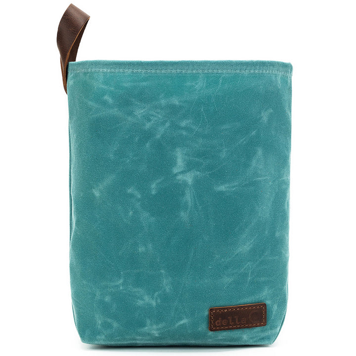 della Q Maker's Canvas Knit Sacks (Set of 2) - Teal - Extra Image