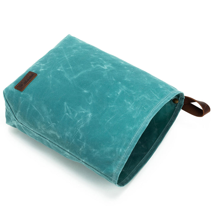 della Q Maker's Canvas Knit Sacks (Set of 2) - Teal - Extra Image