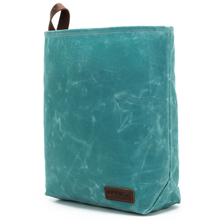 della Q Maker's Canvas Knit Sacks (Set of 2) - Teal - Extra Image