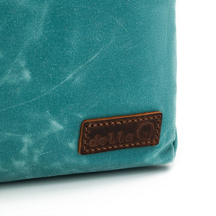 della Q Maker's Canvas Knit Sacks (Set of 2) - Teal - Extra Image