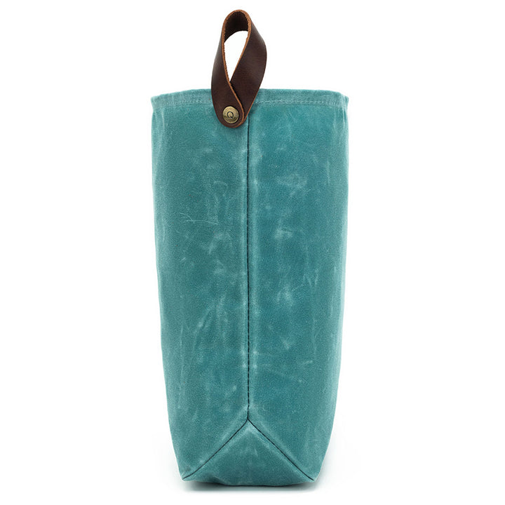 della Q Maker's Canvas Knit Sacks (Set of 2) - Teal - Extra Image