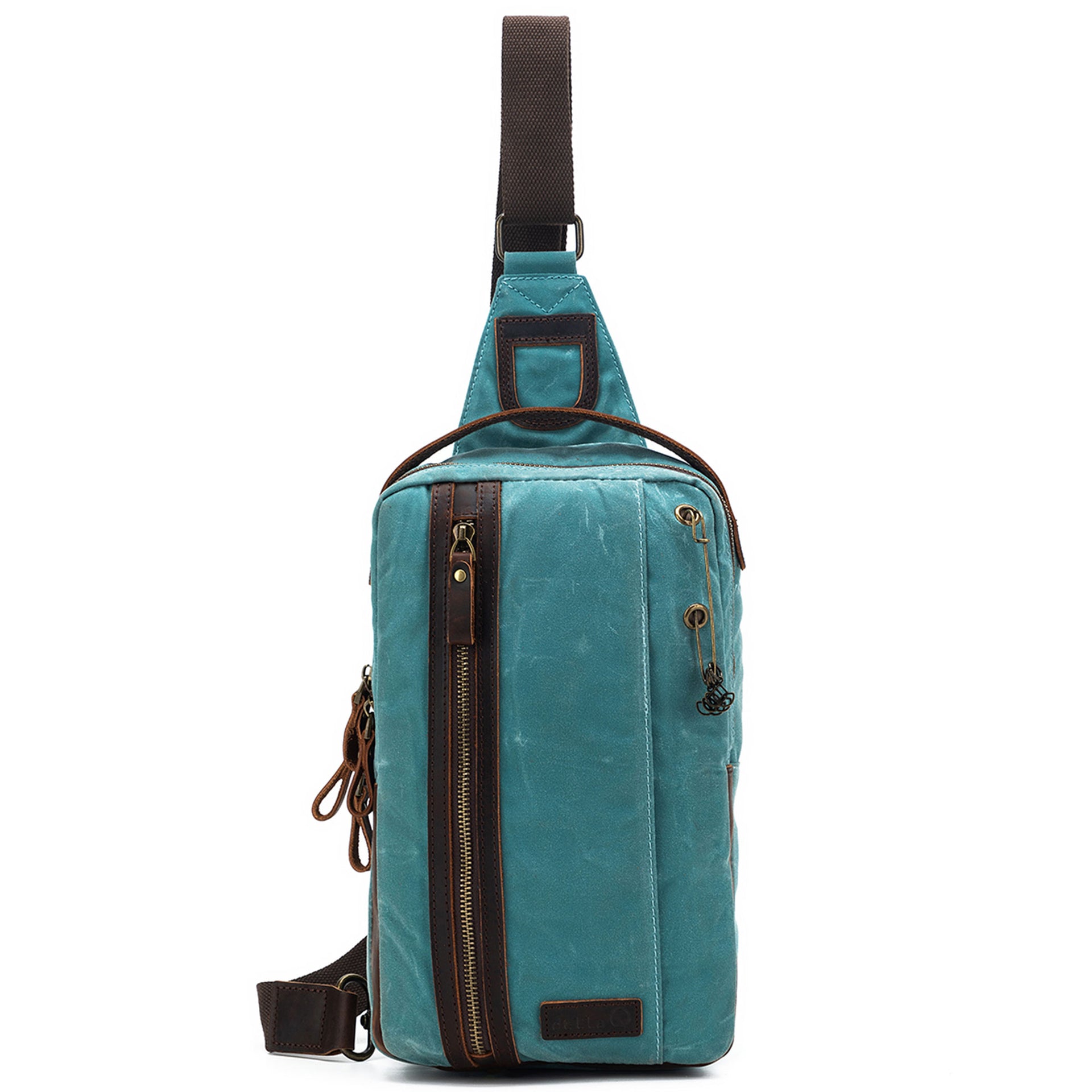 della Q Maker's Mini Messenger - Teal - Zoom Image