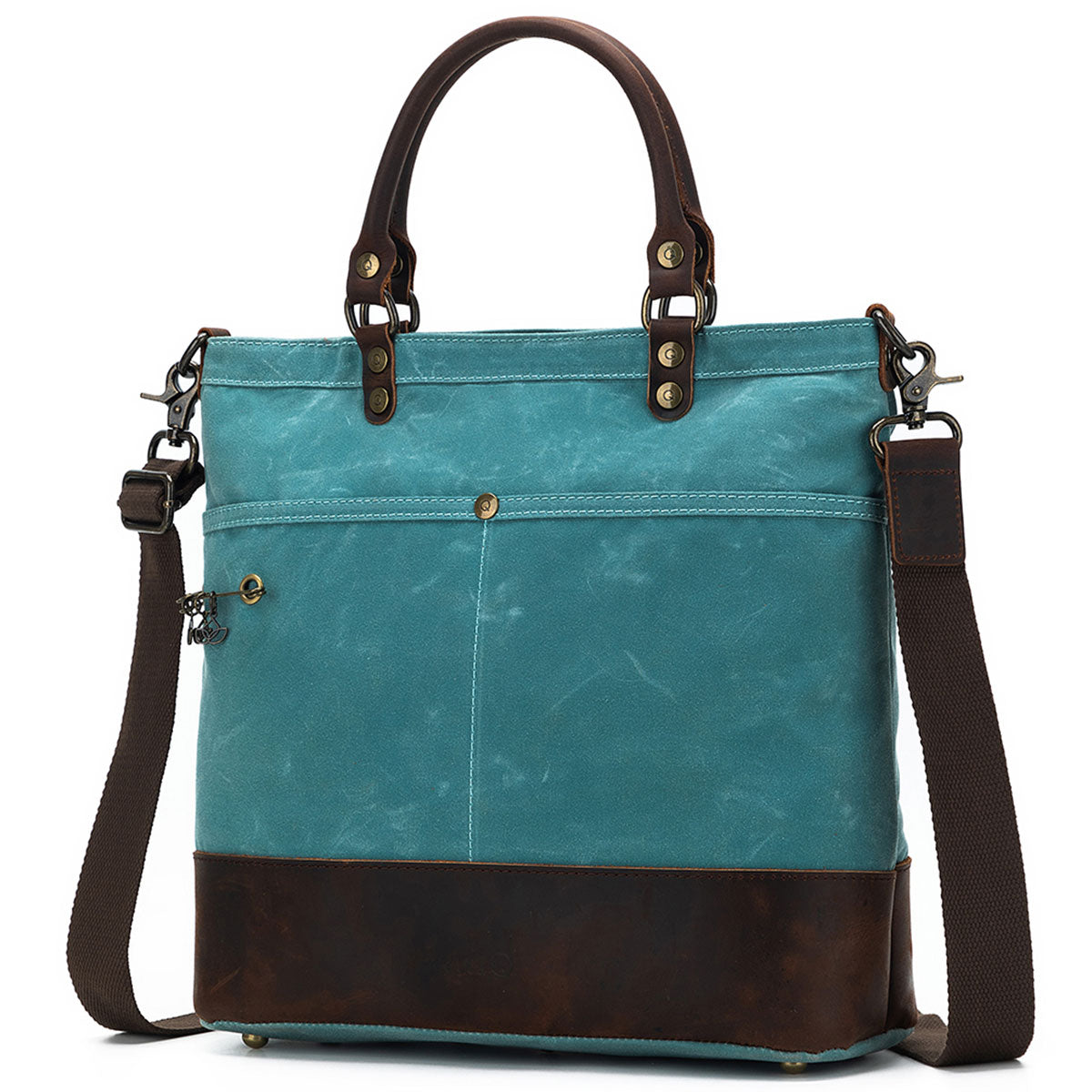 della Q Maker's Canvas Tote - Teal - Extra Image