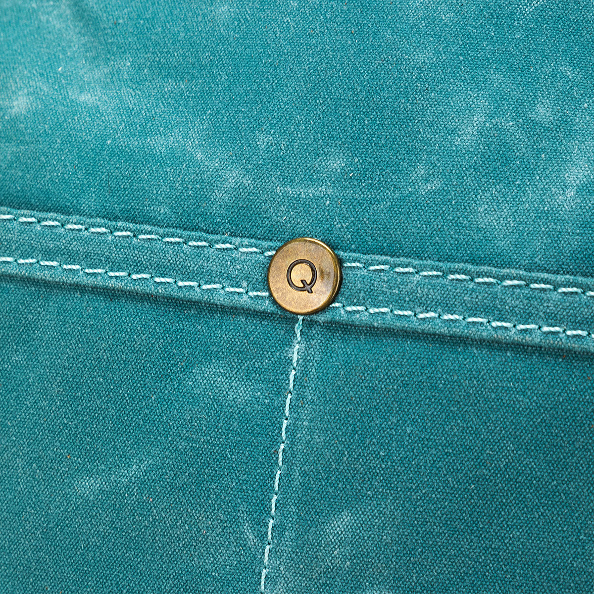 della Q Maker's Canvas Tote - Teal - Extra Image