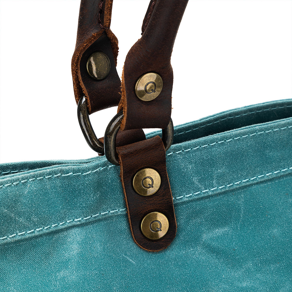 della Q Maker's Canvas Tote - Teal - Extra Image