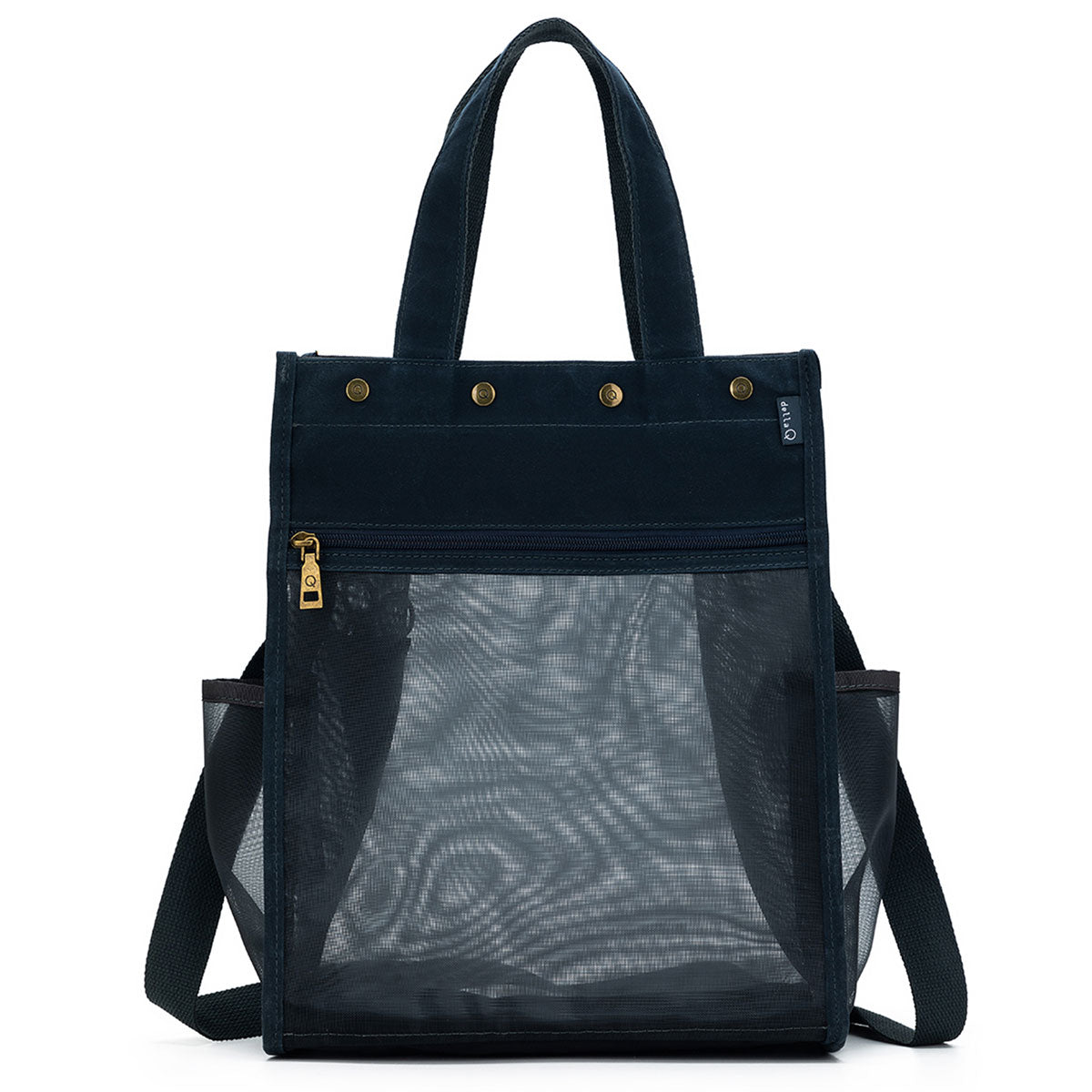 della Q Maker's Tall Mesh Tote - Blue - Extra Image