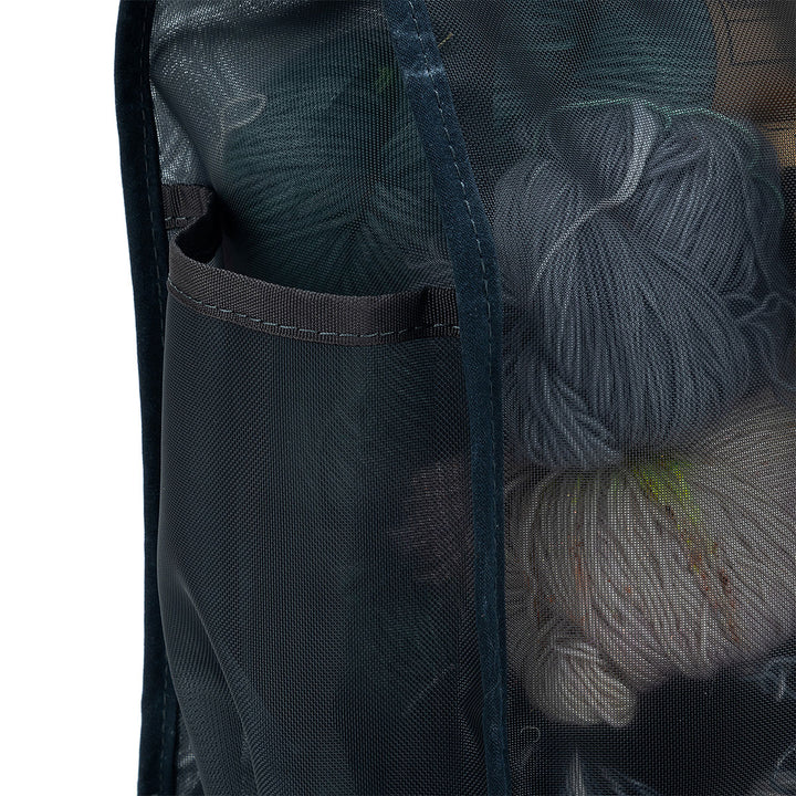 della Q Maker's Tall Mesh Tote - Blue - Extra Image