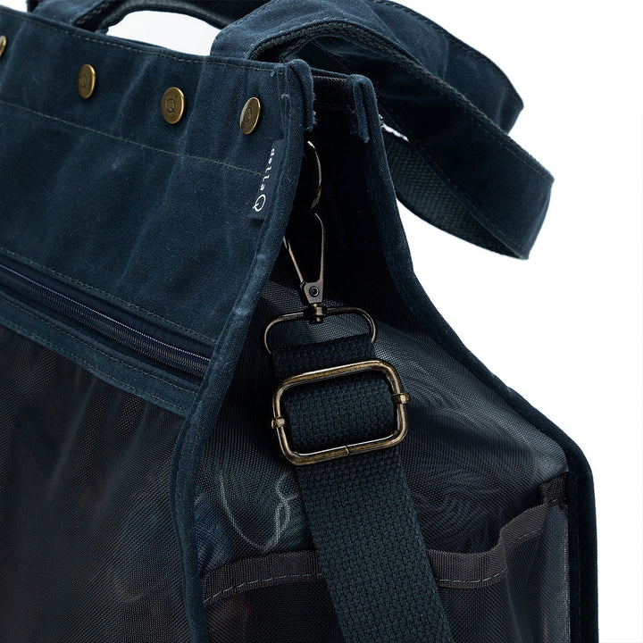 della Q Maker's Tall Mesh Tote - Blue - Extra Image