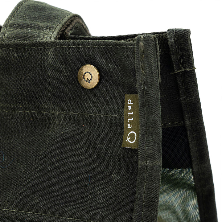 della Q Maker's Tall Mesh Tote - Olive - Extra Image