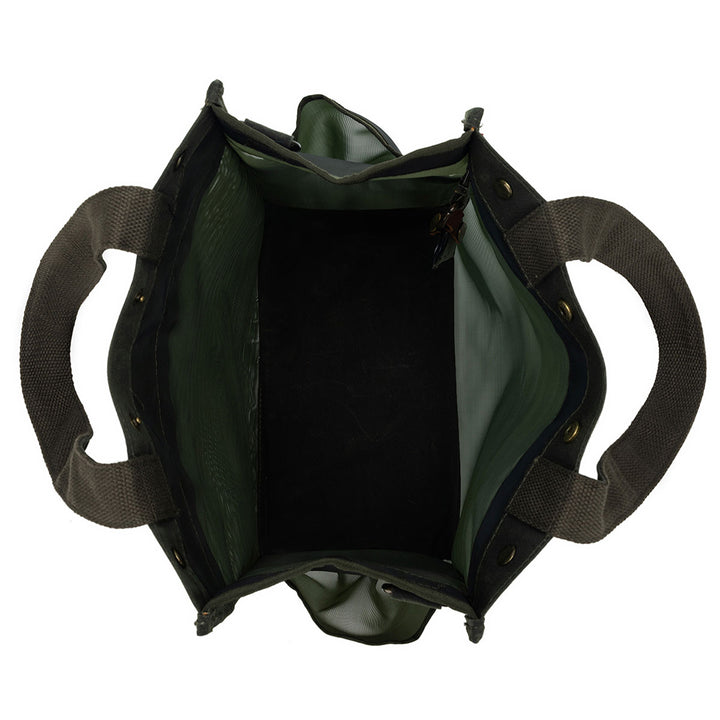 della Q Maker's Tall Mesh Tote - Olive - Extra Image