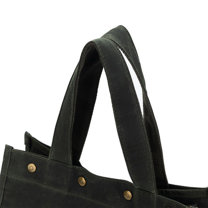 della Q Maker's Tall Mesh Tote - Olive - Extra Image