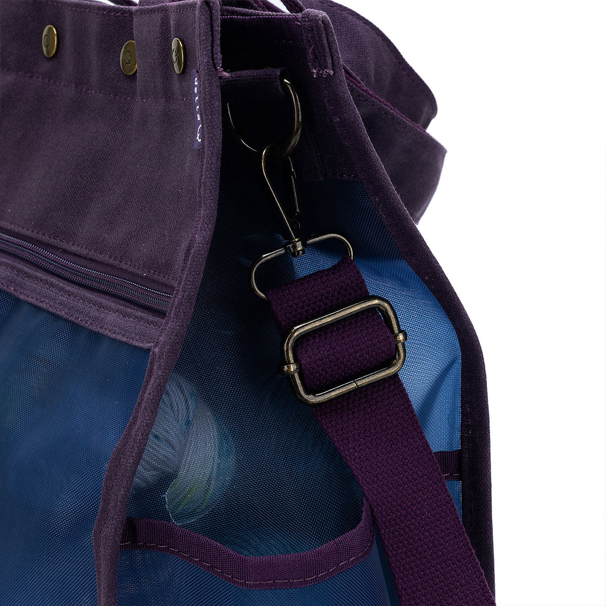 della Q Maker's Tall Mesh Tote - Purple - Extra Image