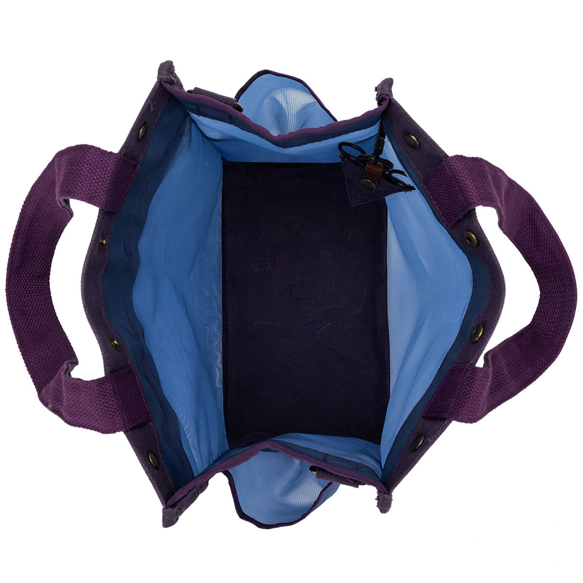 della Q Maker's Tall Mesh Tote - Purple - Extra Image