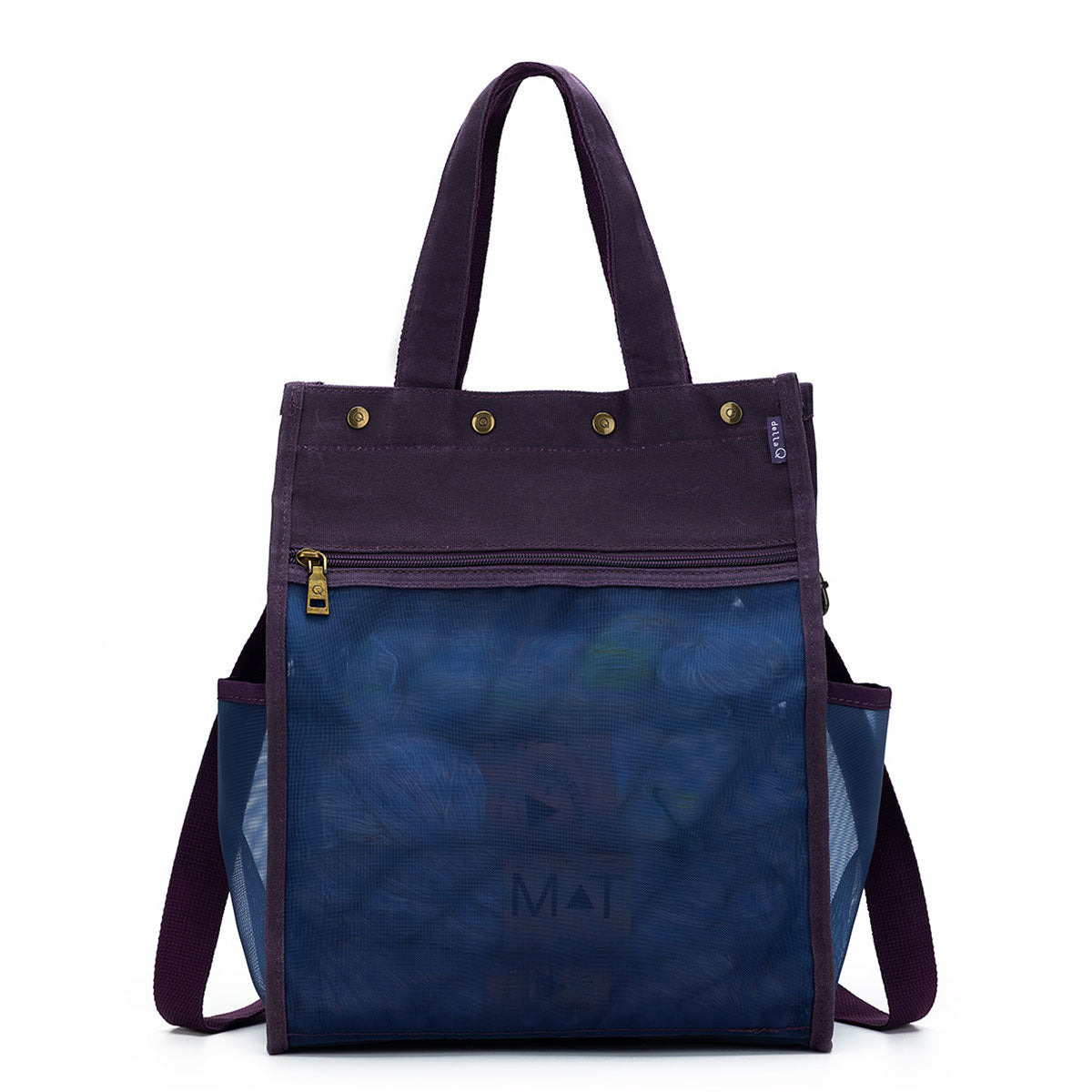 della Q Maker's Tall Mesh Tote - Purple - Extra Image