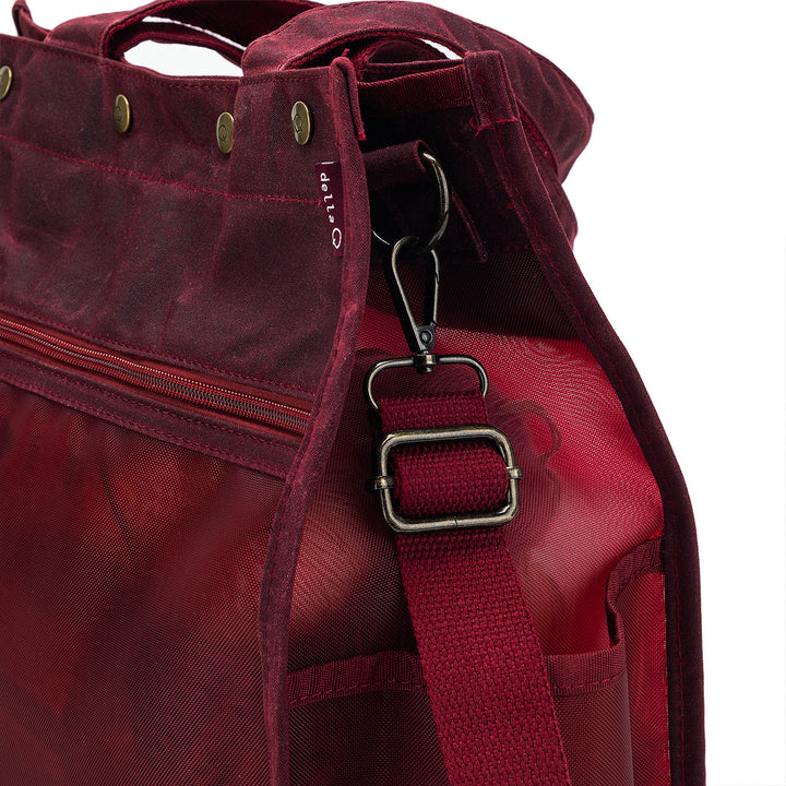 della Q Maker's Tall Mesh Tote - Red - Extra Image