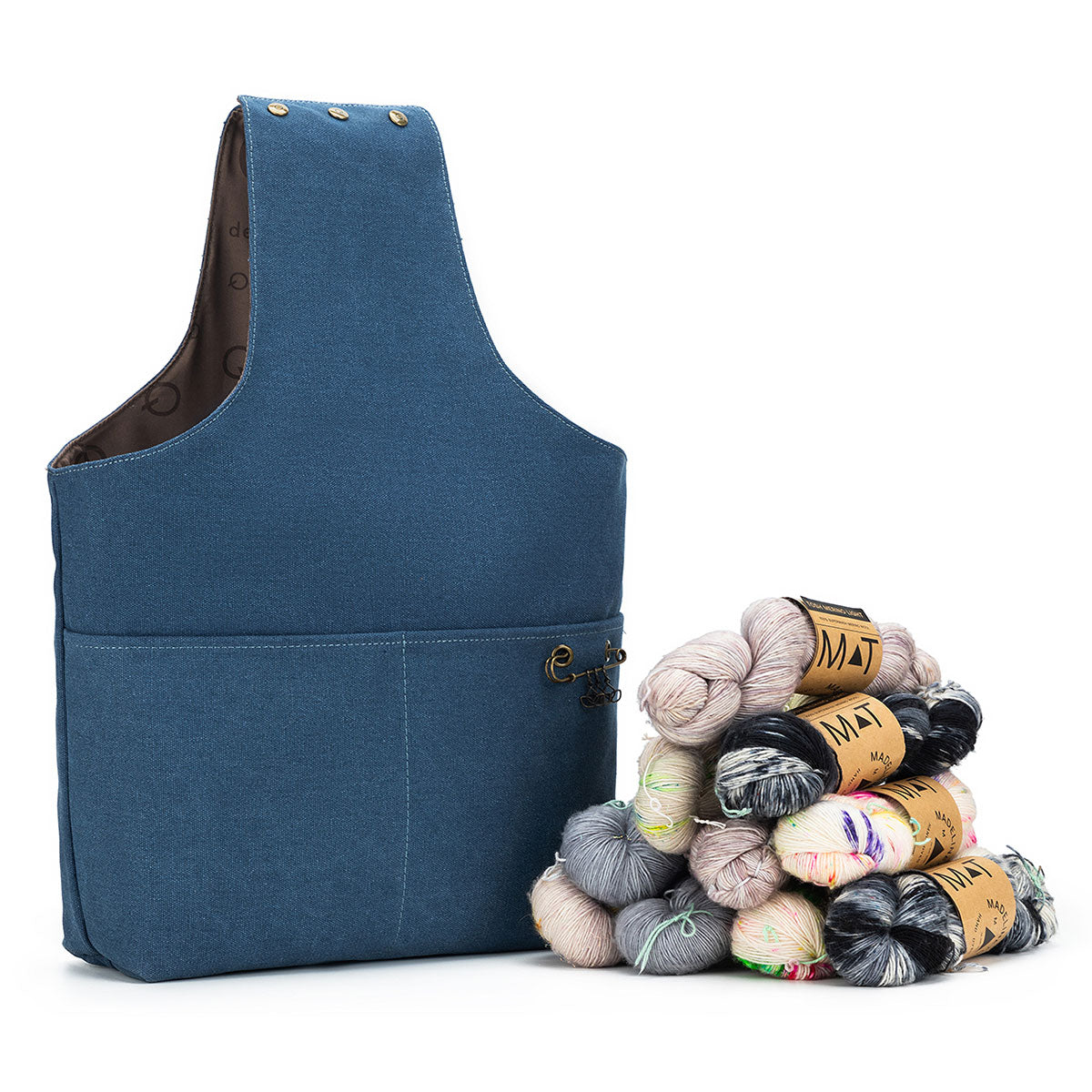 della Q Nora Bucket Bag - Indigo (Pre-Order) - Extra Image